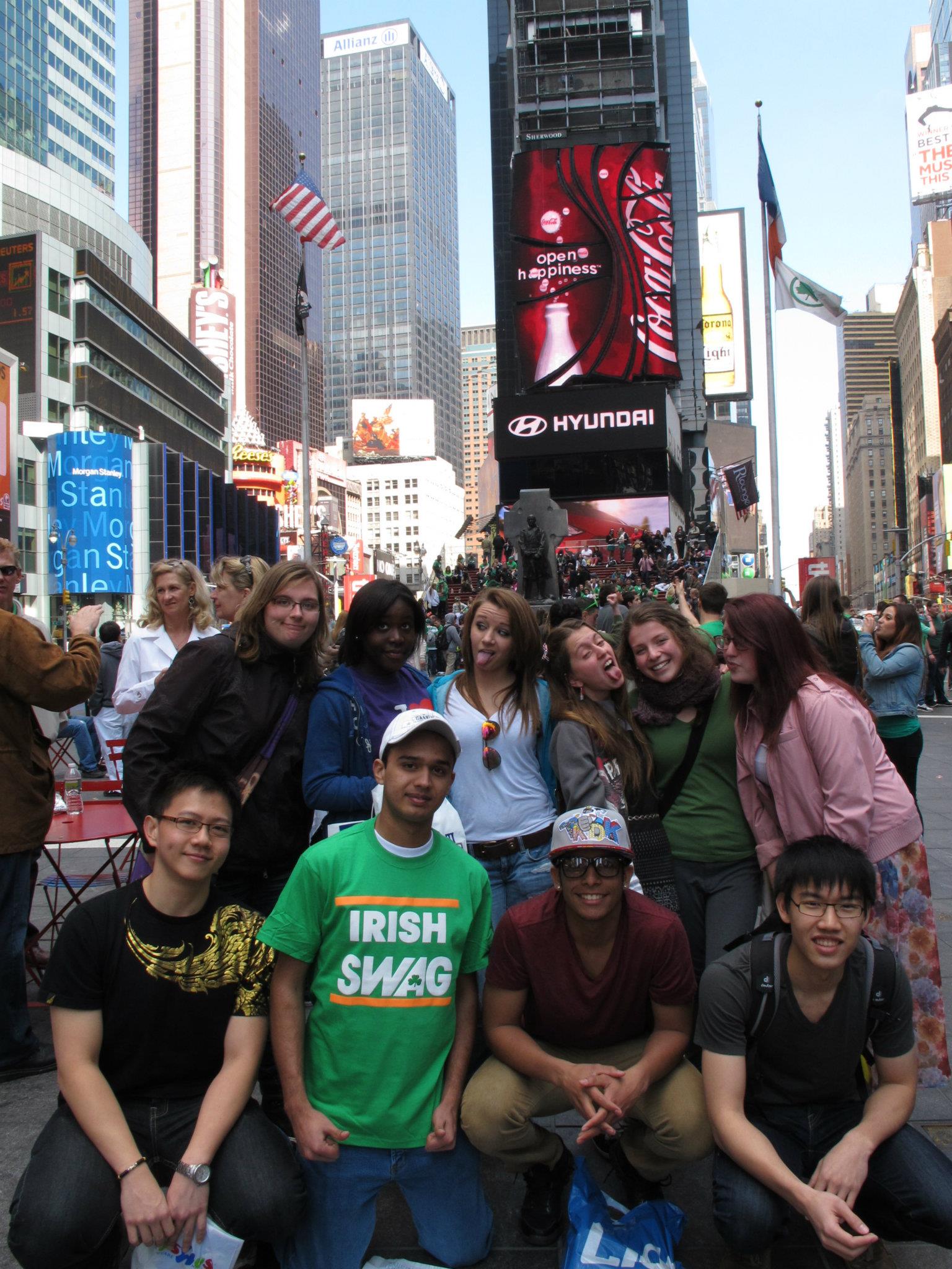 Exchange student group