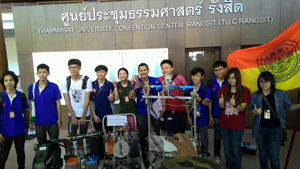 ABU Robocon team at KMUTT
